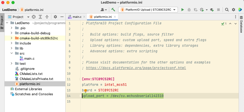 Config-upload-port